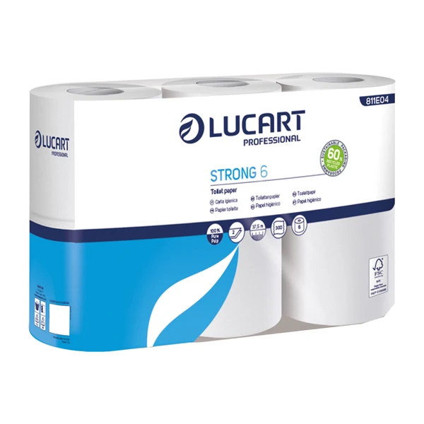 Carta igienica Strong Lucart, 6 rotoli