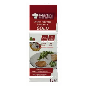 Crema vegetale bivalente Gold Martini Food, Confezione 1 L