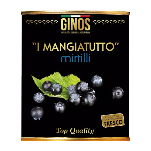 Mirtilli Mangiatutto Gino's, Vaso 880 g