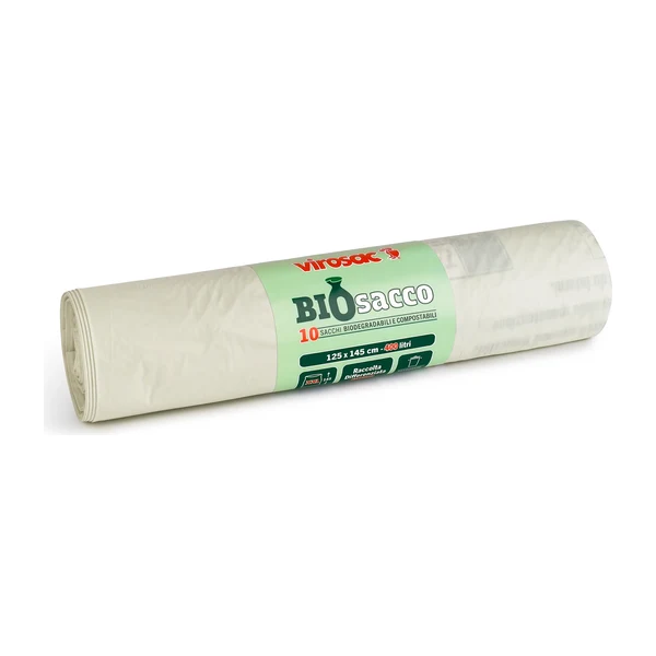 Sacco rifiuti Biolaccio 125×145, Rotolo 10 pz