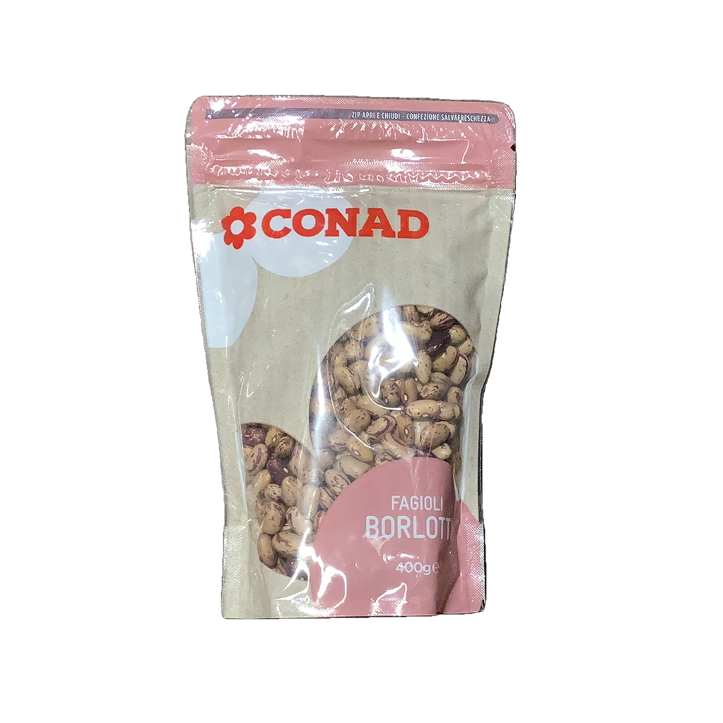 CONAD FAGIOLI BORLOTTI  SECCHI GR.400