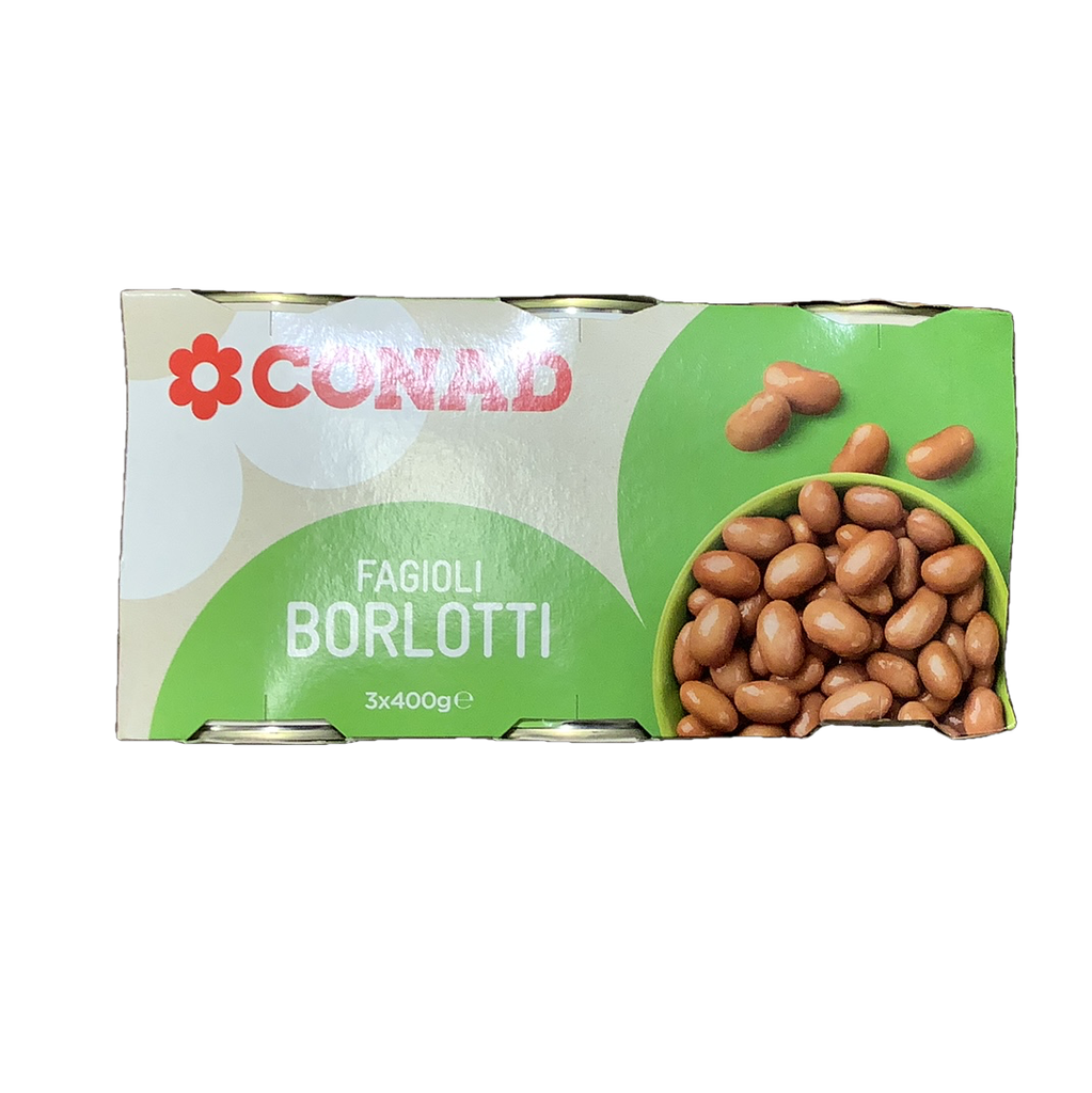 CONAD FAGIOLI BORLOTTI      GR400X3