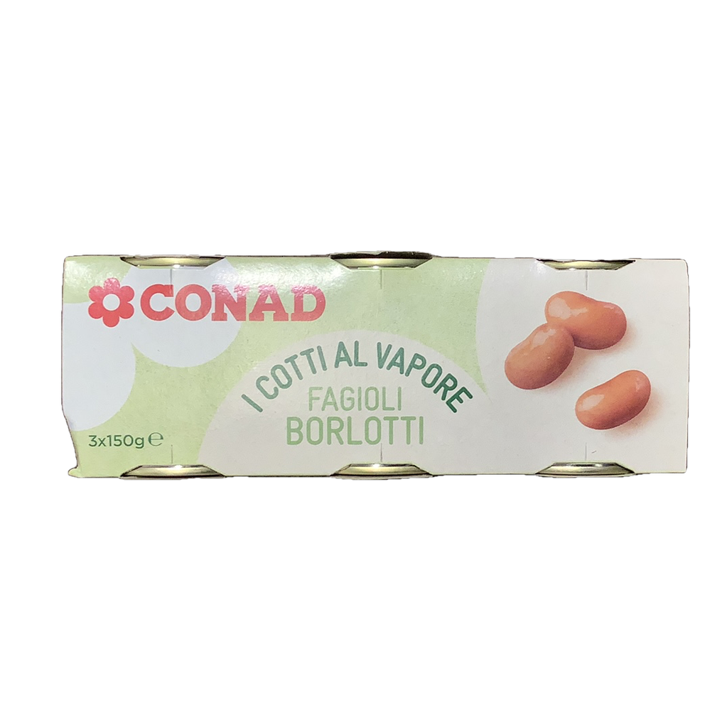 CONAD FAGIOLI BORLOTTI C.VAP.G150X3