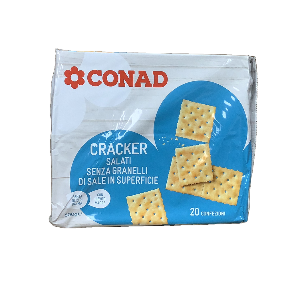 CONAD CRACKERS NON SALATI     GR500