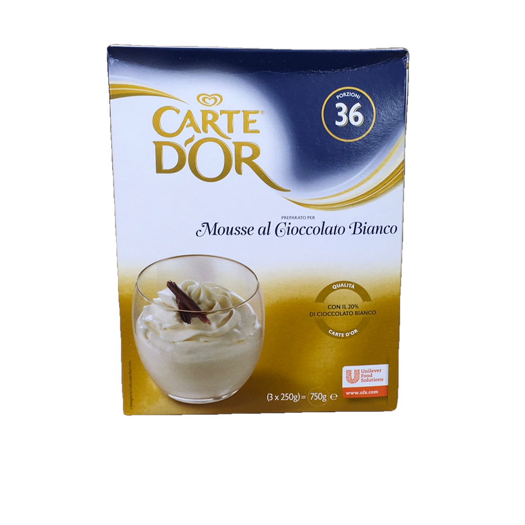 MOUSSE CIOCCOLATO BIANCO GR.750 3X250