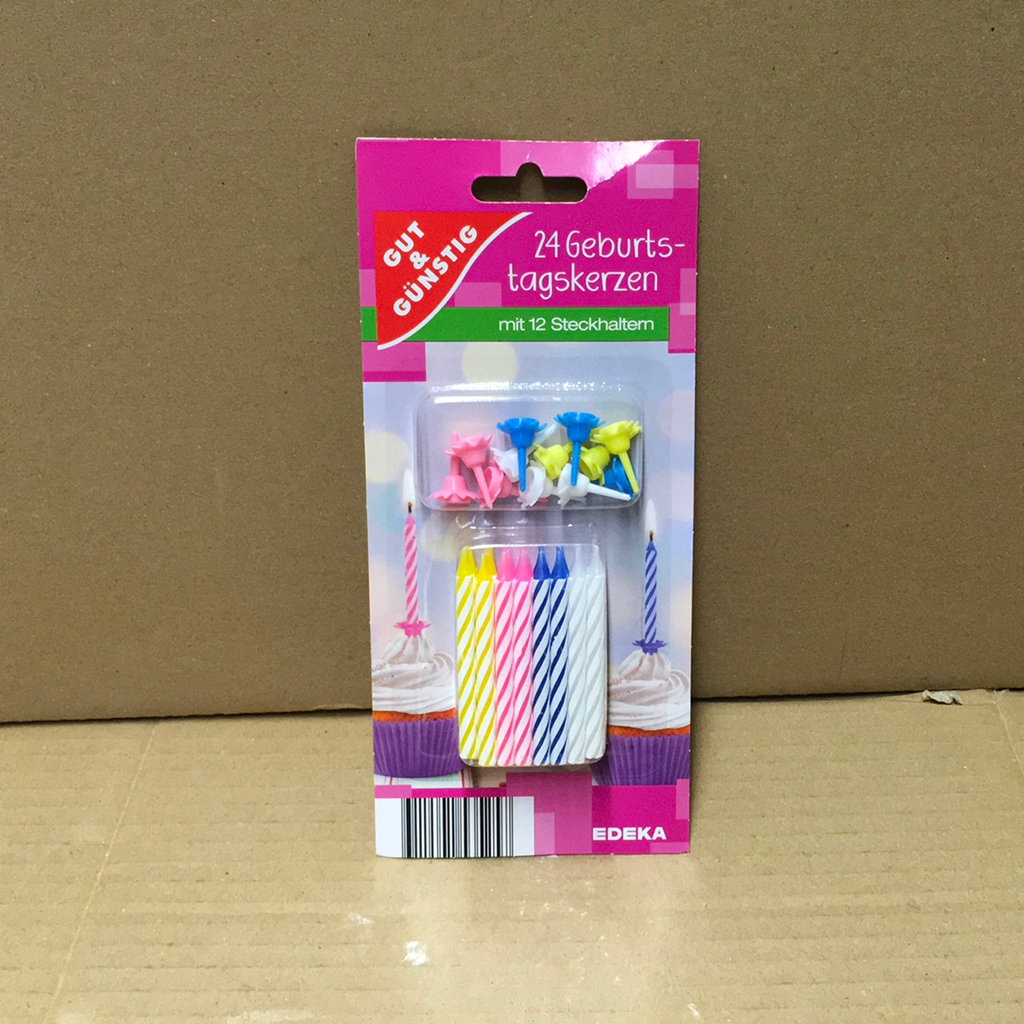 CANDELINE COMPLEANNO  PZ. 24