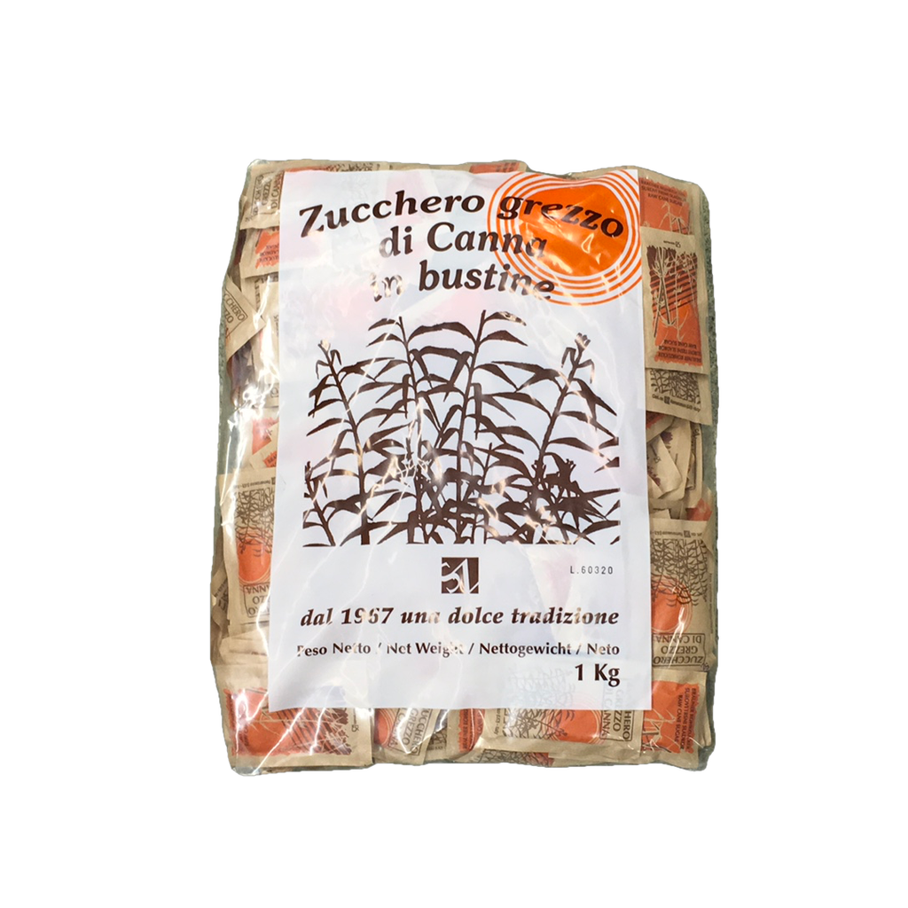 [ZU0044] ZUCCHERO DI CANNA BUSTINE  KG1