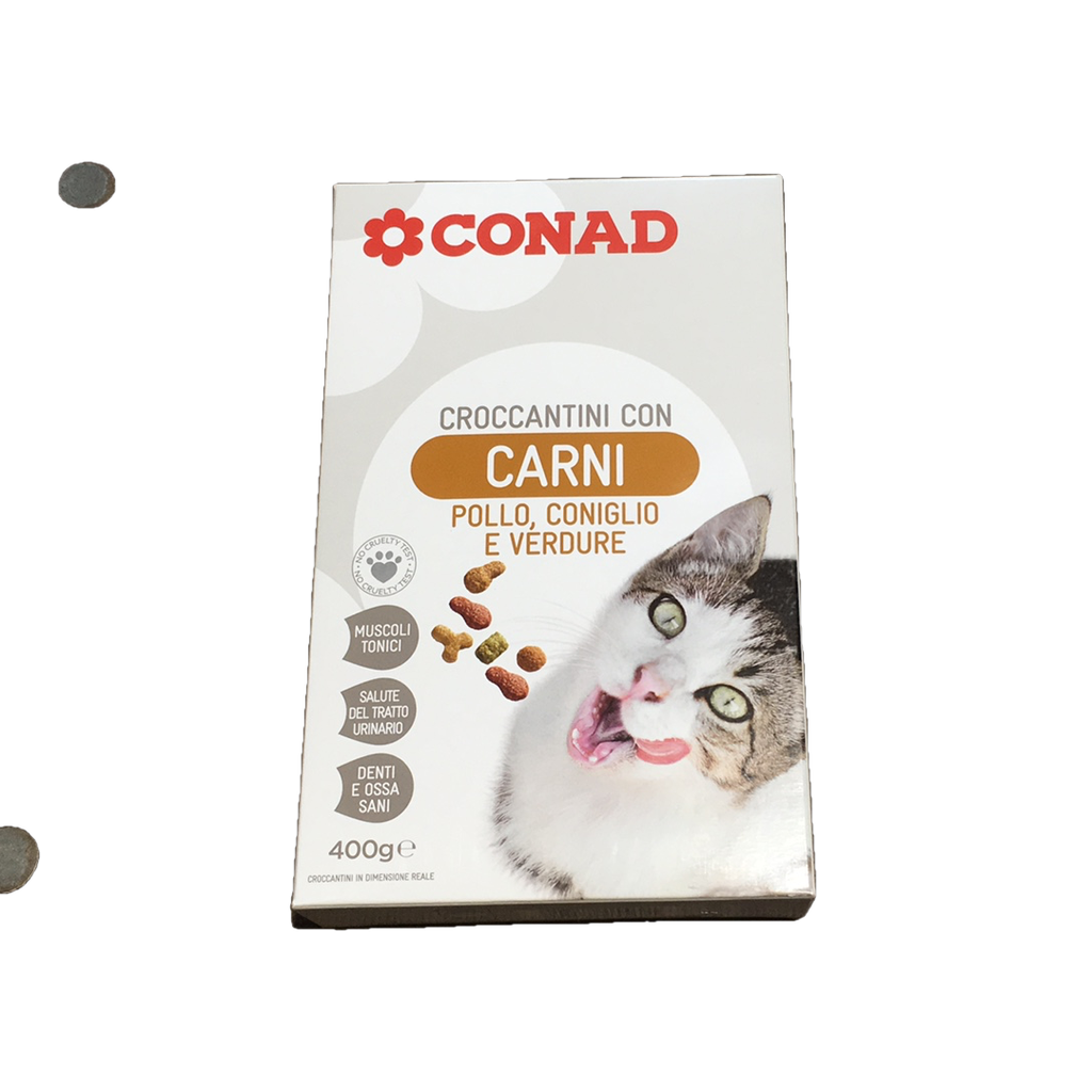 CONAD GATTO CROCC.CON/POL/VERD.GR400