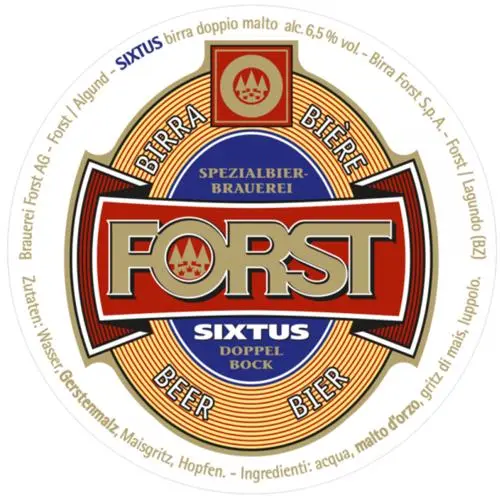 [BR0002] FORST SIXTUS FUSTO 15 LT
