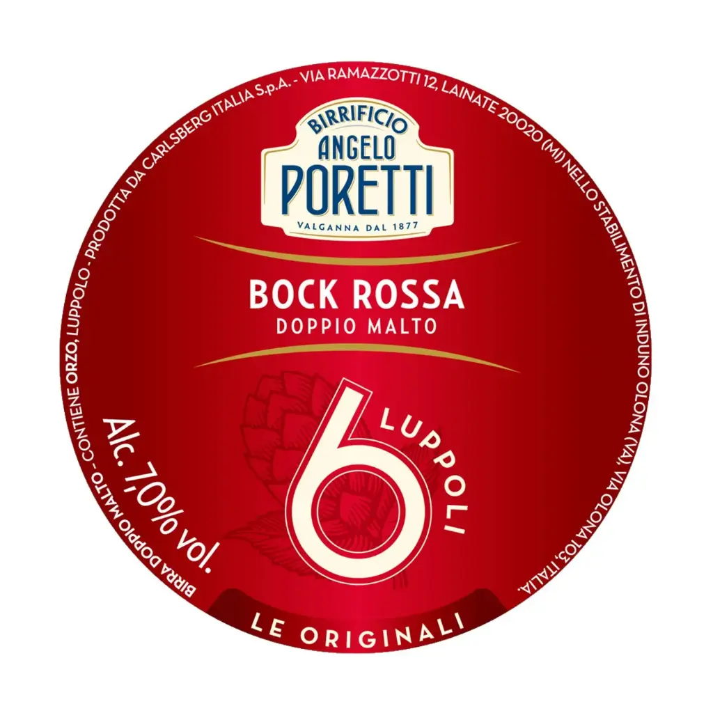 [BR0201] FUSTI PORETTI ROSSA 6 LUPPOLI 20 LT VP MODULAR