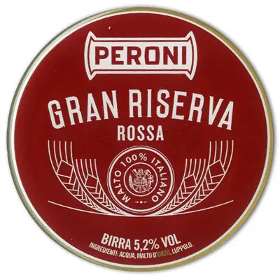 [BR0222] FUSTI BIRRA PERONI ROSSA GRAN RIS. 16 LT
