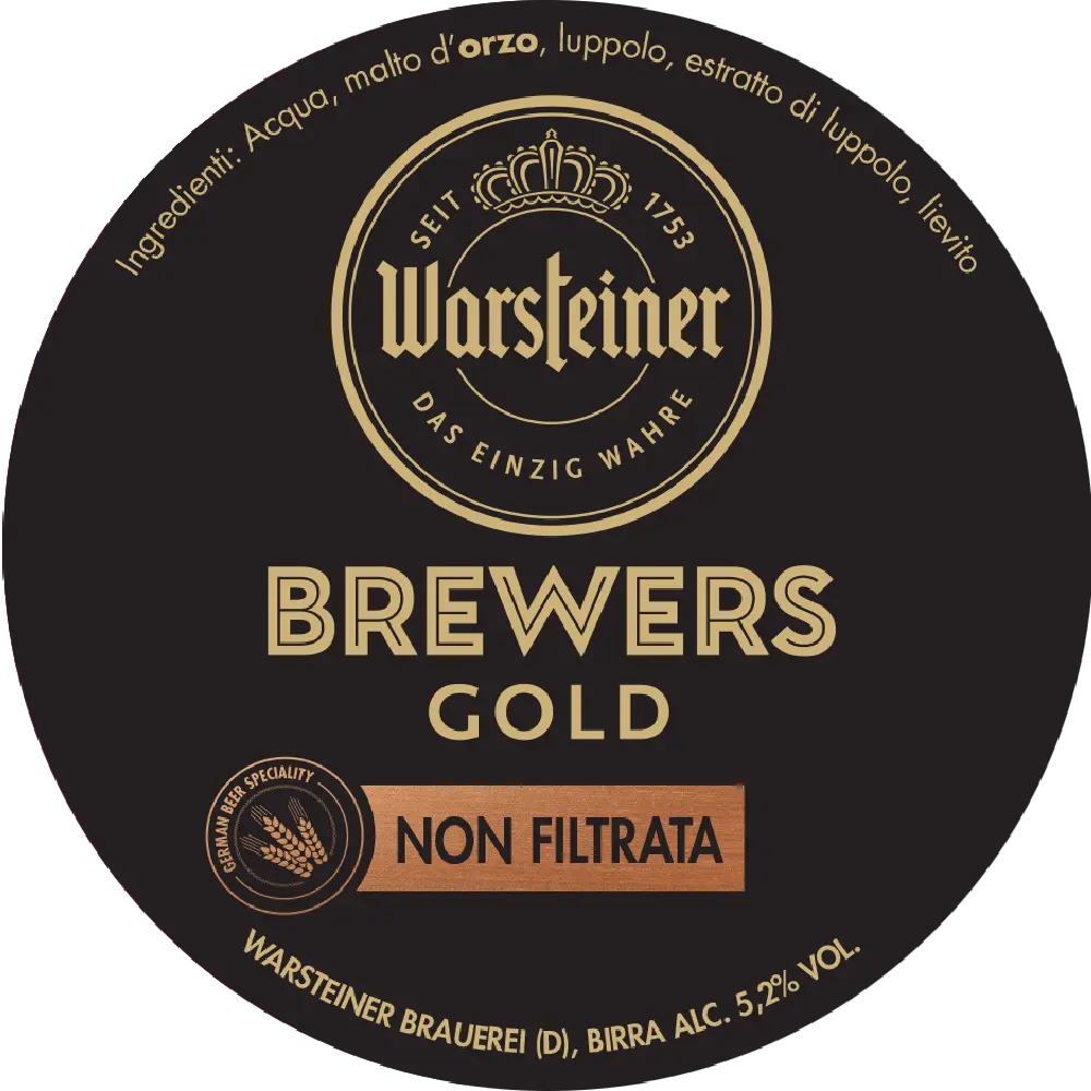 [BR0292] WARSTEINER BREWERS GOLD FUSTO LT 20