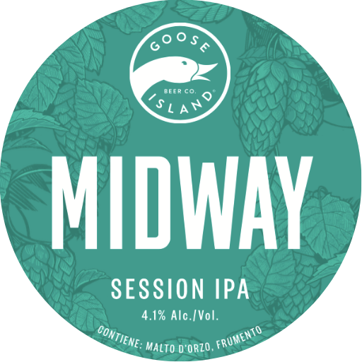 [BR0337] FUSTI BIRRA GOOSE ISLANDMIDWAY IPA 20 LT