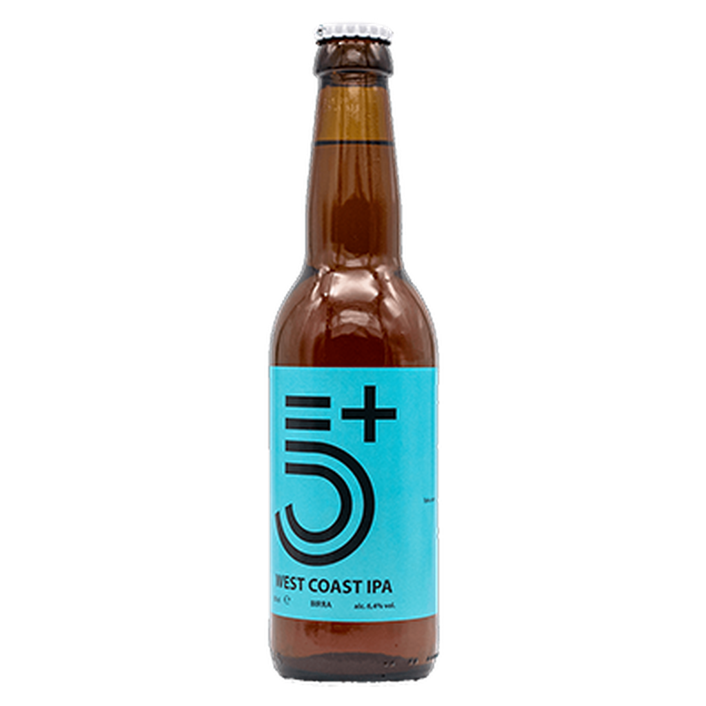 BIRRIFICIO 5+ WEST COAST IPA 33 CL.