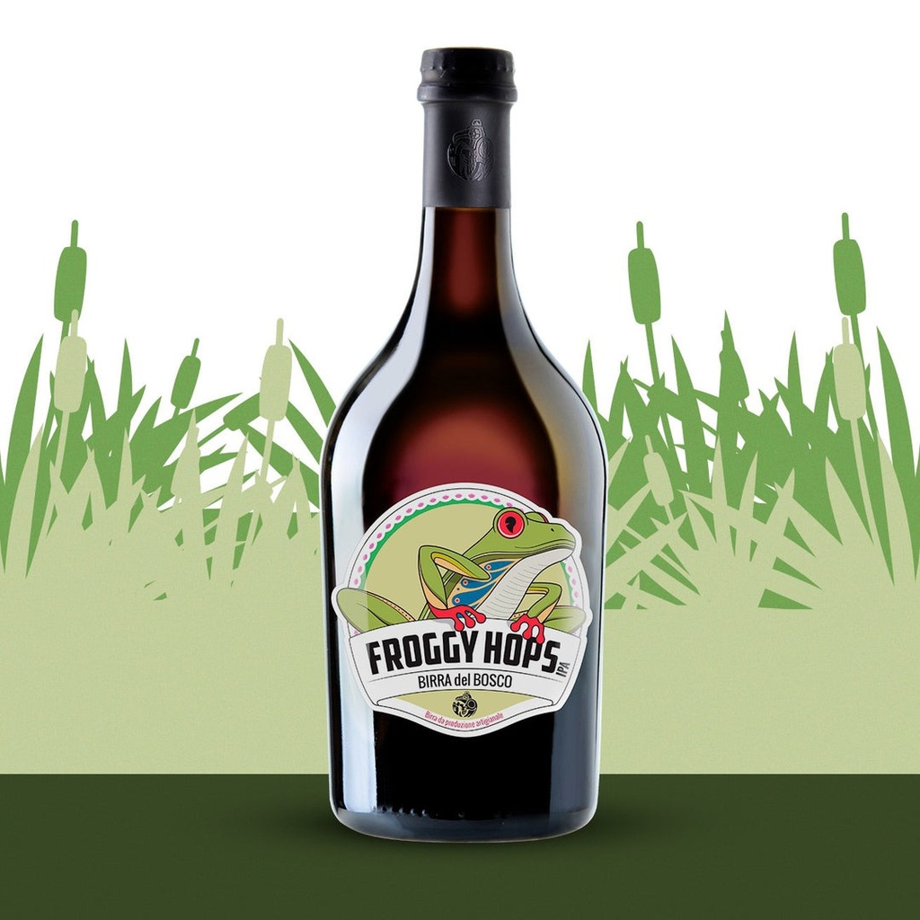 [BR8233] BIRRA DEL BOSCO FROGGY HOPS AMBRATA 0,75
