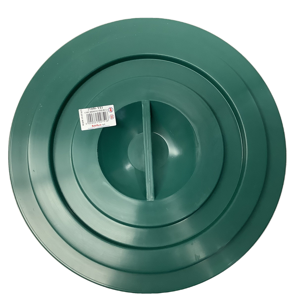 COPERCHIO BIDONE IND. VERDE LT.100