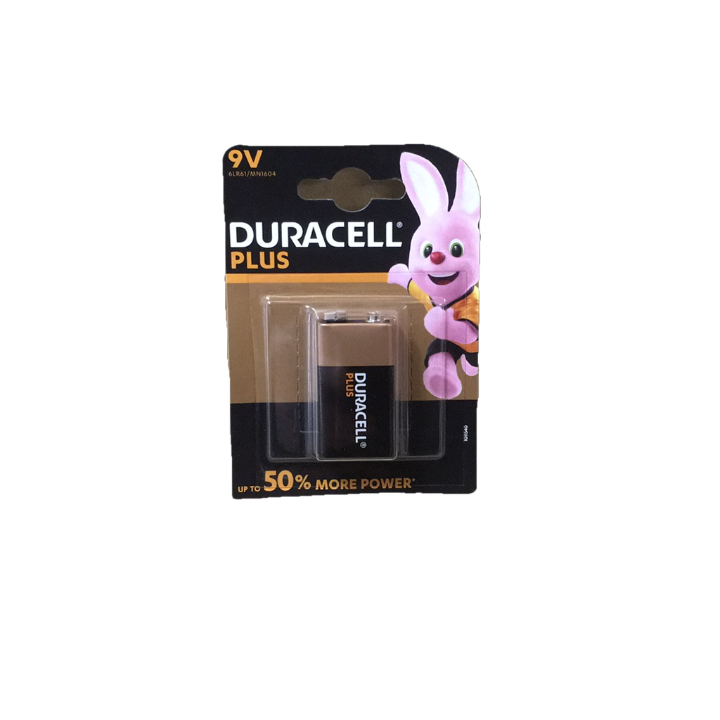 DURACELL PLUS POWER TRANSISTOR 9V 1