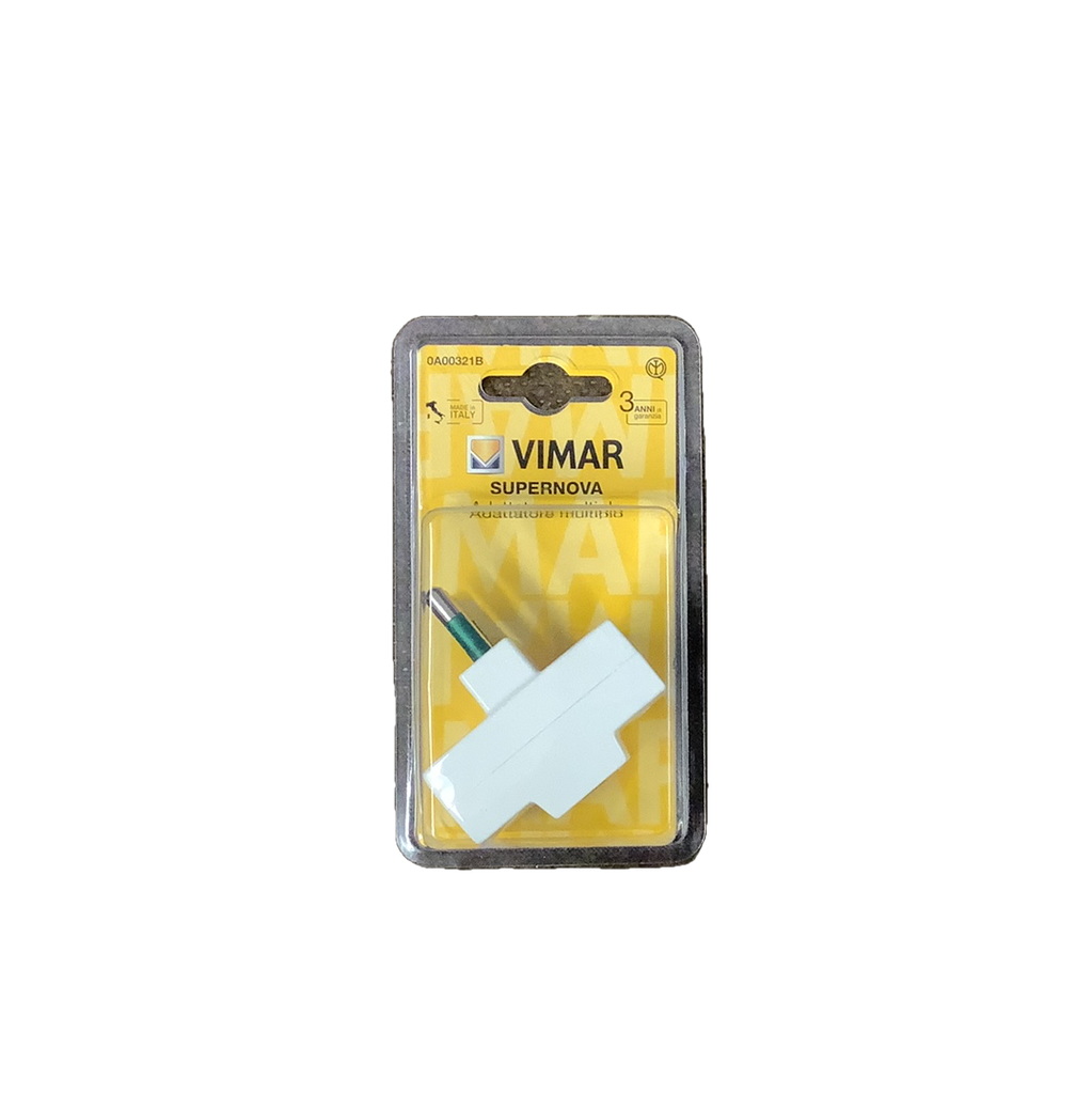 ADATTATORE MULTIPLO 3P 16A BIANCO