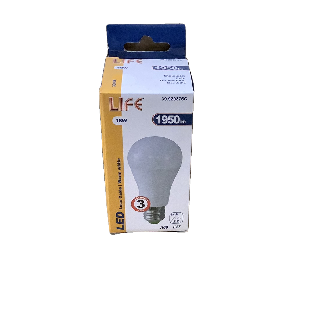 LAMP.LED GOCCIA 18W 220V E27 1950LM