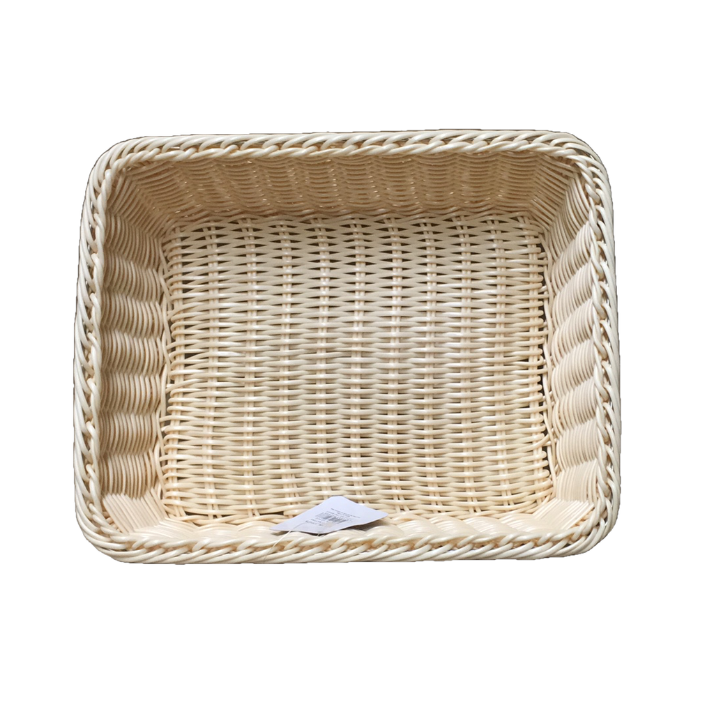 CESTA PP RATTAN BEIGE 32X26 H.10