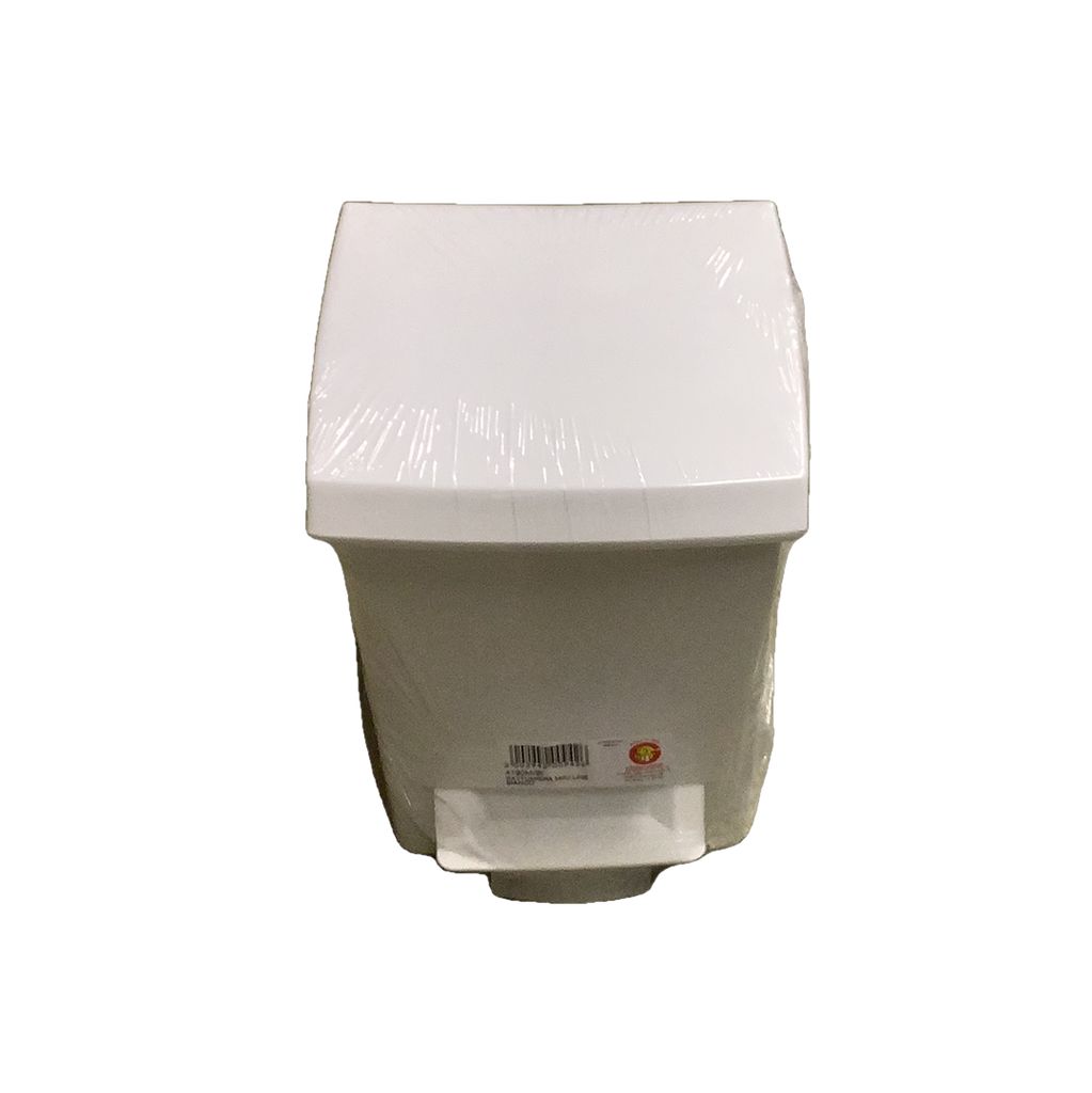 BIDONE BAGNO PEDALE LT6 BIANCO