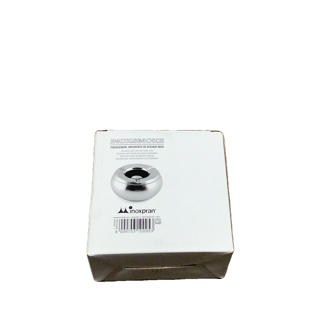 POSACENERE INOX ANTIVENTO CM.10