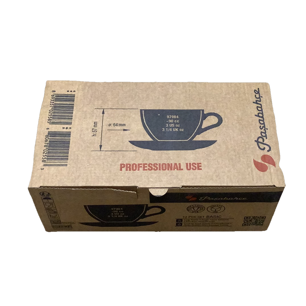 TAZZA CAFFE' C/P BASIC TRASP.CF6