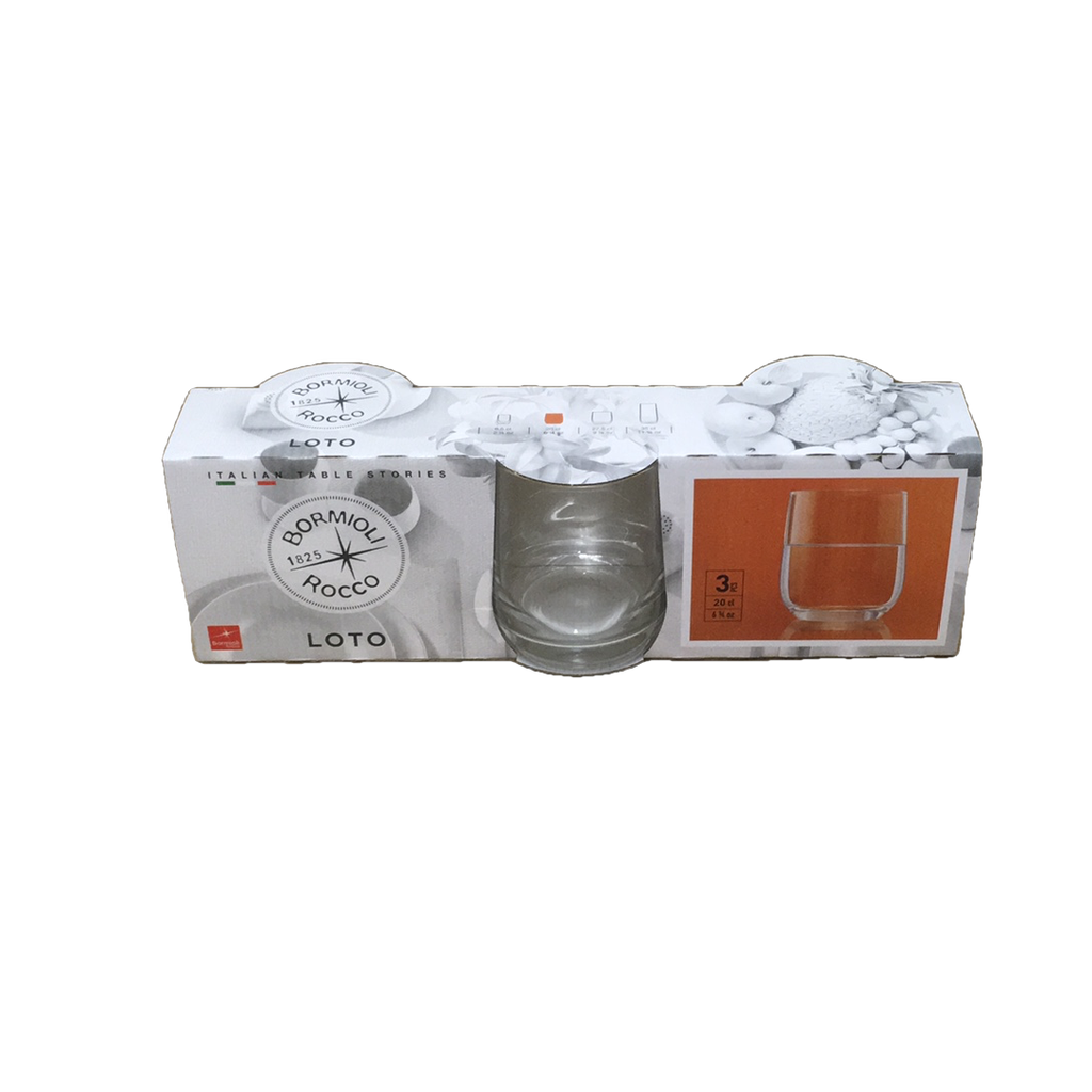 BICCHIERE LOTO VINO CL.20 PZ.3