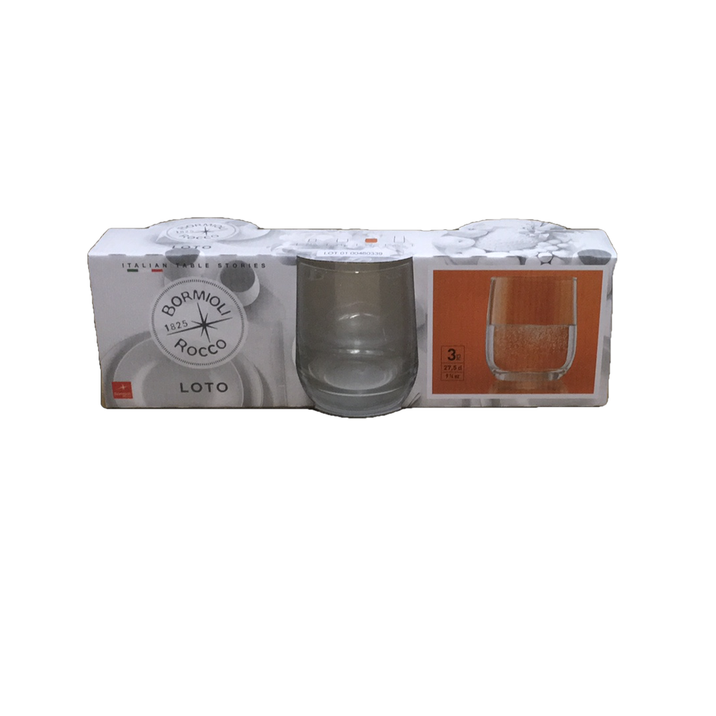 BICCHIERE ACQUA CL 27.5 PZ3 LOTO