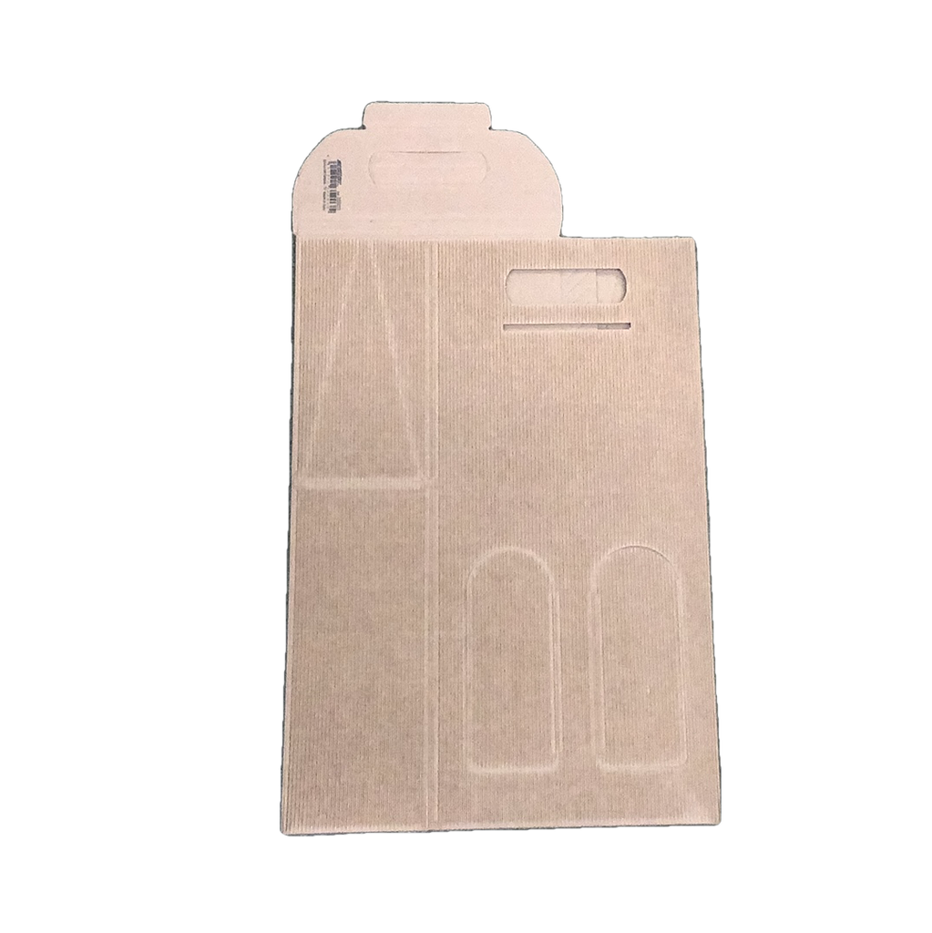 SCATOLA 2 BOTTIGLIE AVANA