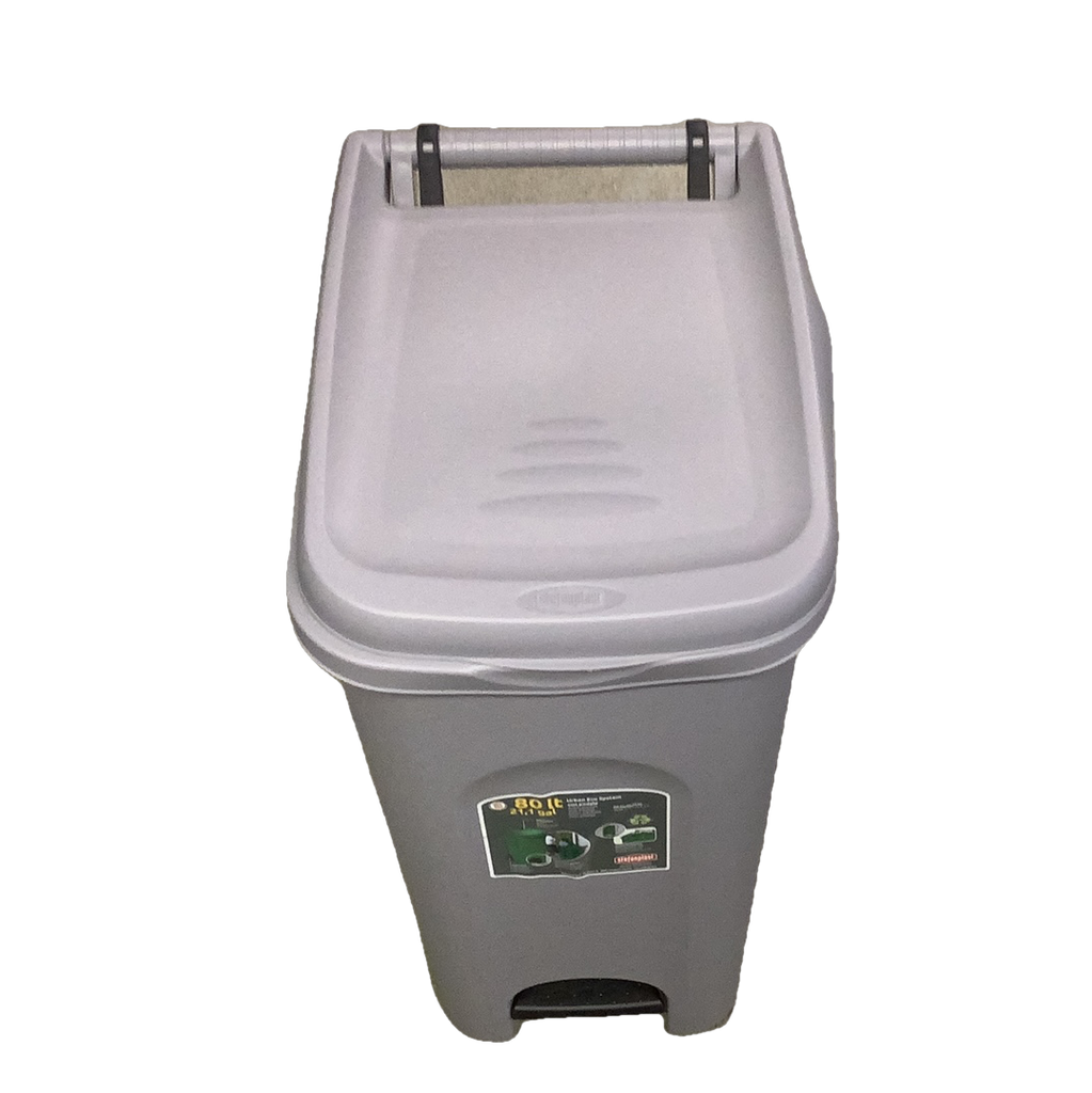 BIDONE C/R LT.80 C/P GRIGIO