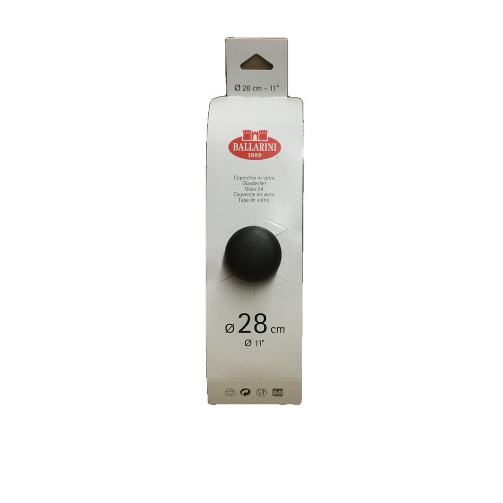 COPERCHIO BOMB. POM/NERO CM. 28
