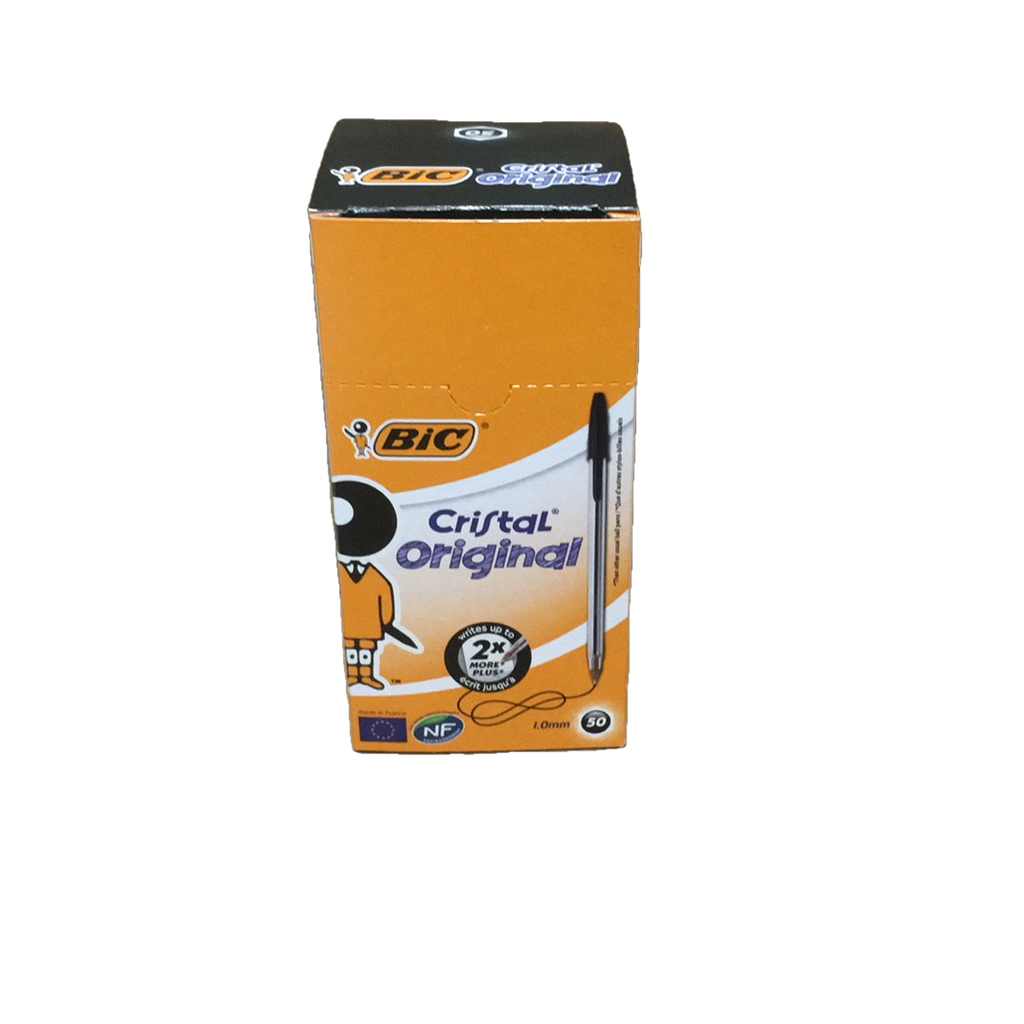 PENNE BIC CRISTAL NERO PZ.50