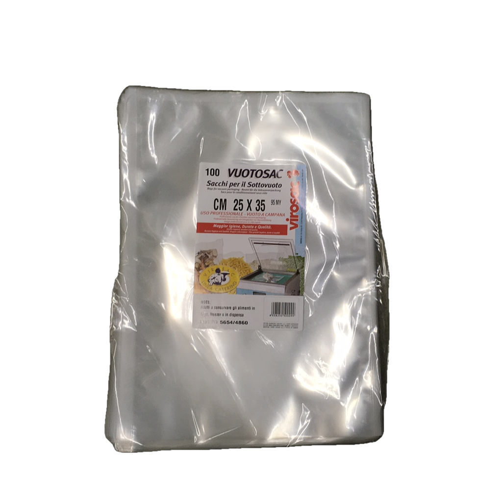 SACCHI LISCI PE/PA 25X35 PZ. 100