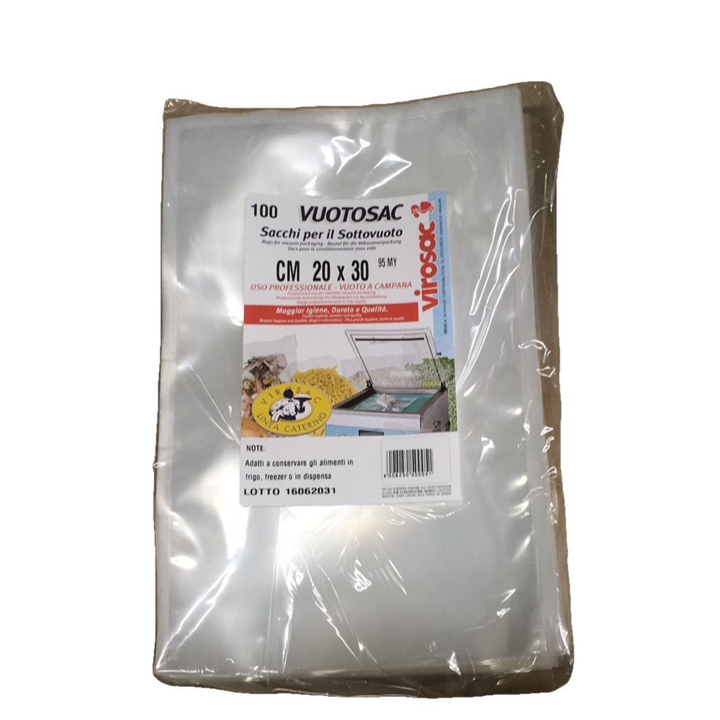 SACCHI LISCI PE/PA 20X30 PZ. 100