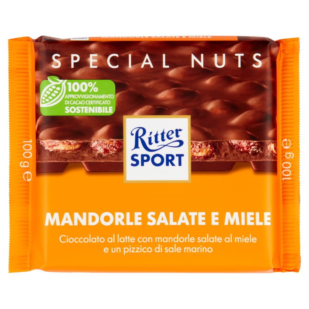 [CT0114] RITTER MANDORLE SALATE E MIELE GR.100