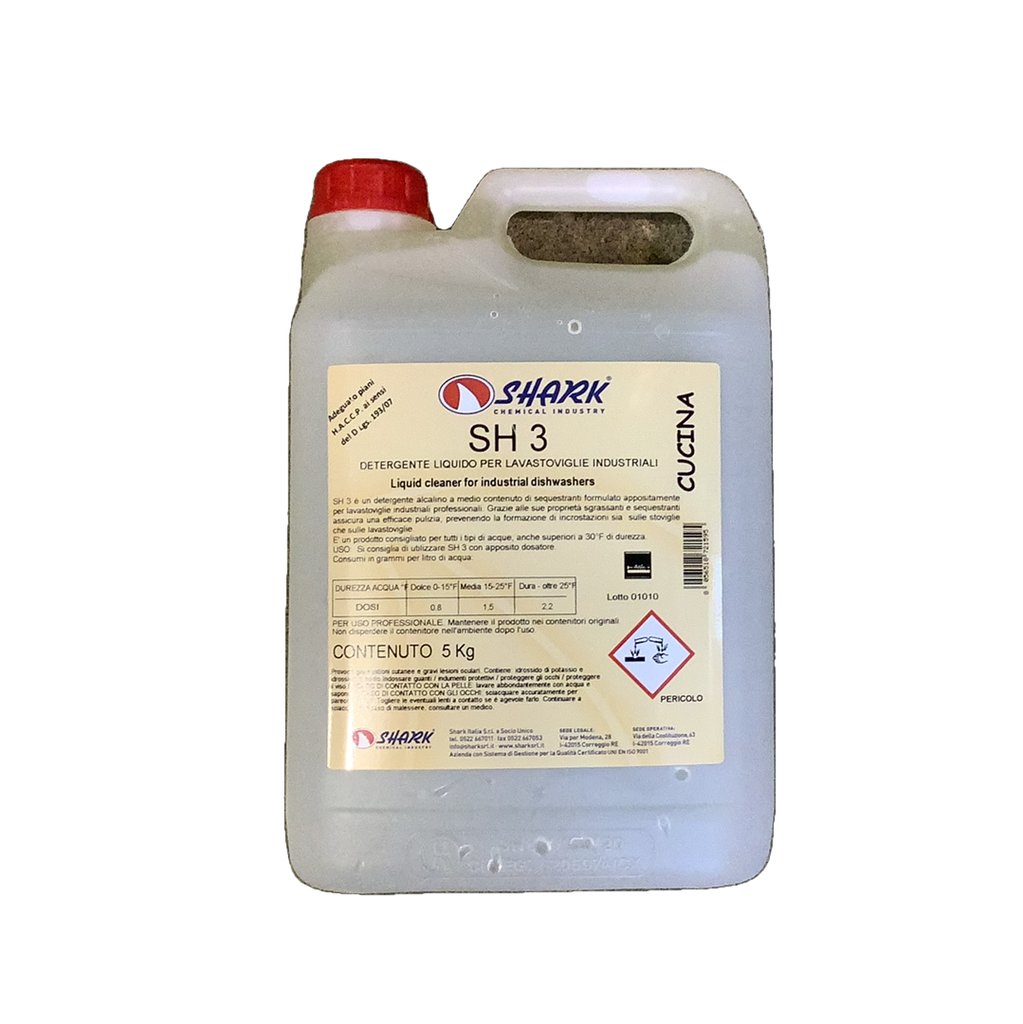 [DE0011] SHARK LAVASTOVIGLIE TANICA 5 KG DETERG.