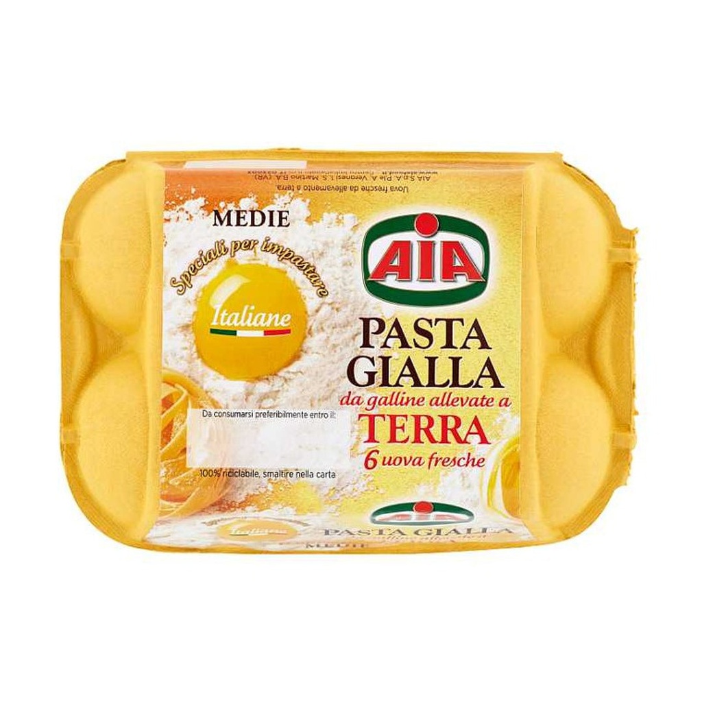 [FS0009] UOVA MEDIE PASTA GIALLA ALL.TER  X6 AIA