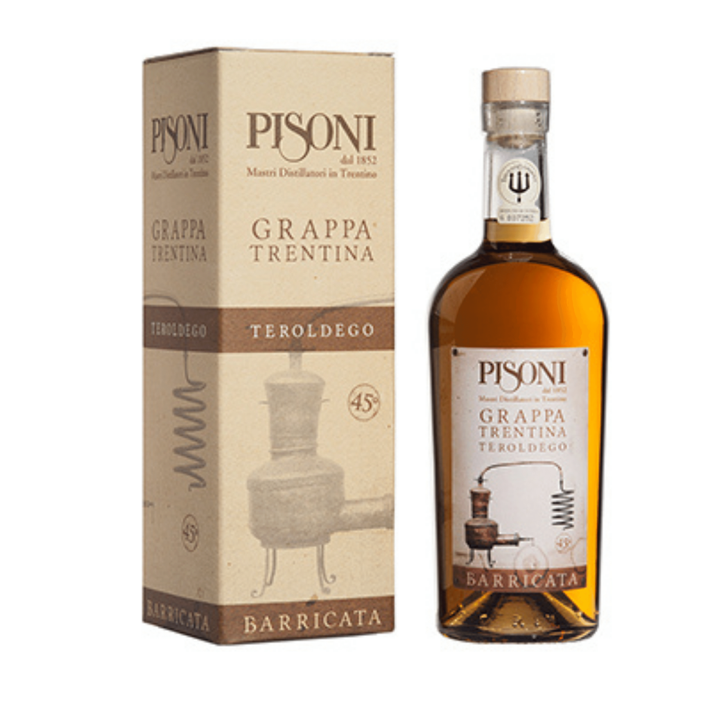 [GR0247] PISONI GRAPPA TEROLDEGO BARRICATA 0.7