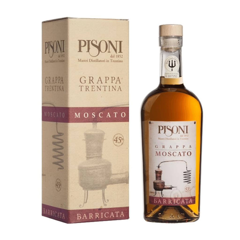 [GR8091] PISONI GRAPPA MOSCATO BARRIQUE 0,70 45°