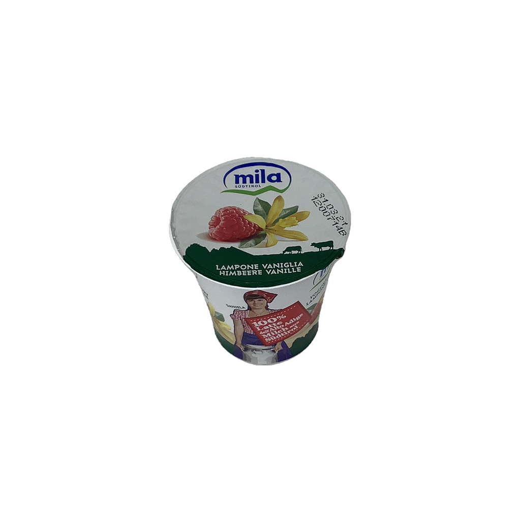 MILA YOGURT LAMPONE/VANIGLIA GR.125