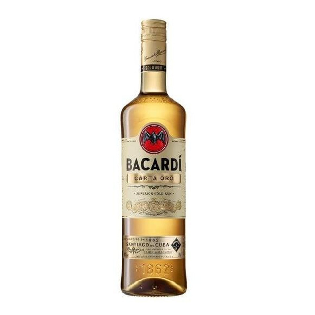 [LQ0449] RHUM BACARDI CARTA ORO 1 LT
