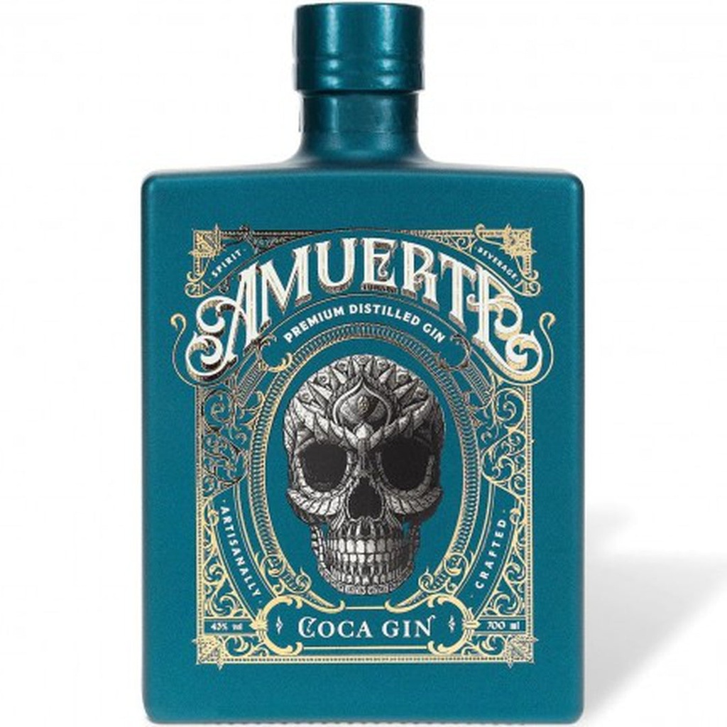 AMUERTE COLA LEAF GIN GREEN 0.70 L.