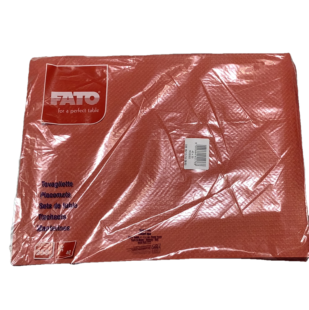 TOVAGLIE CARTA 40X30 ROSSA PZ.250