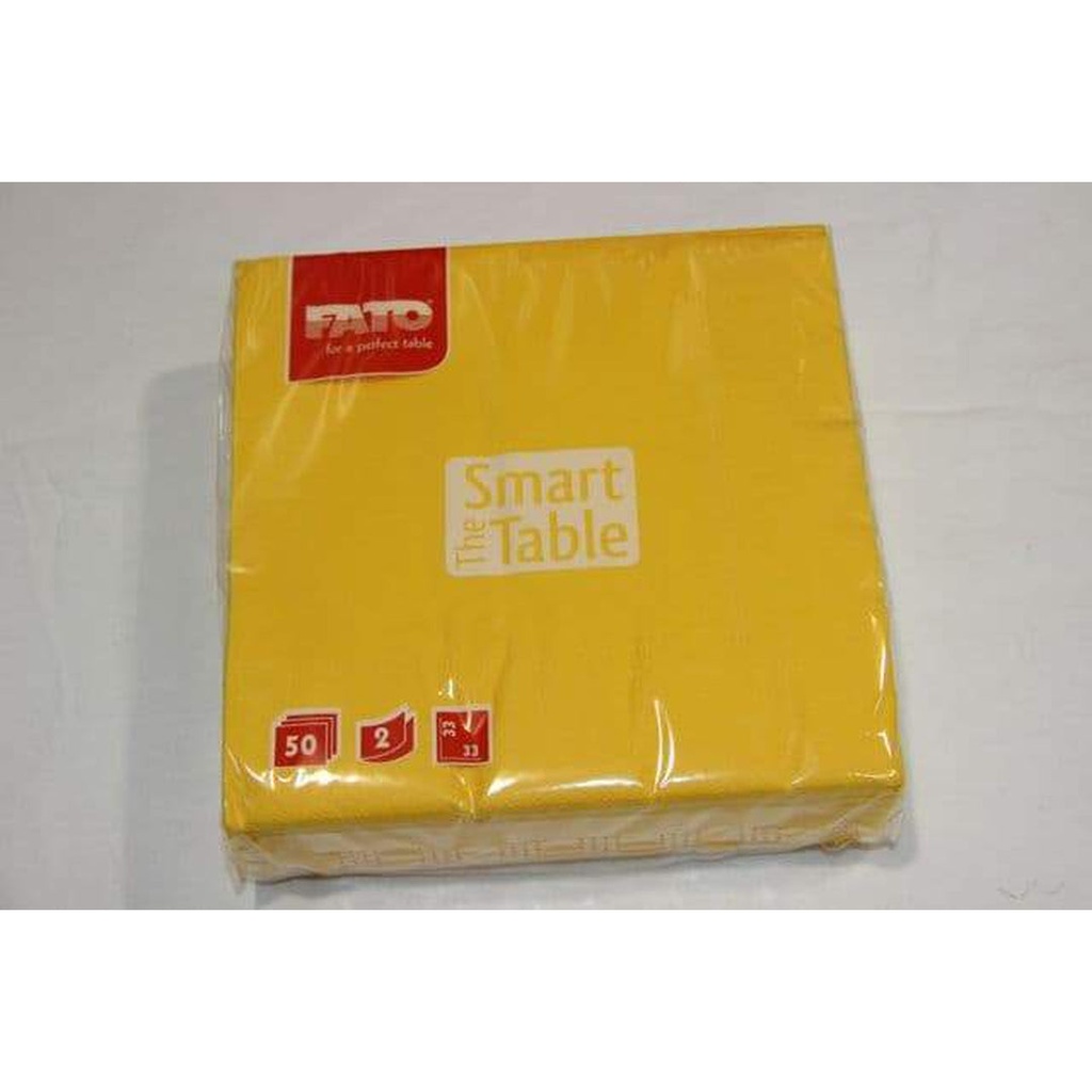 TOVAGLIOLO 2V 33X33 GIALLO PZ.50