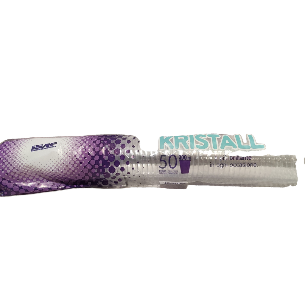 BICCHIERE PLASTICA KRISTALL 300ML 50PZ
