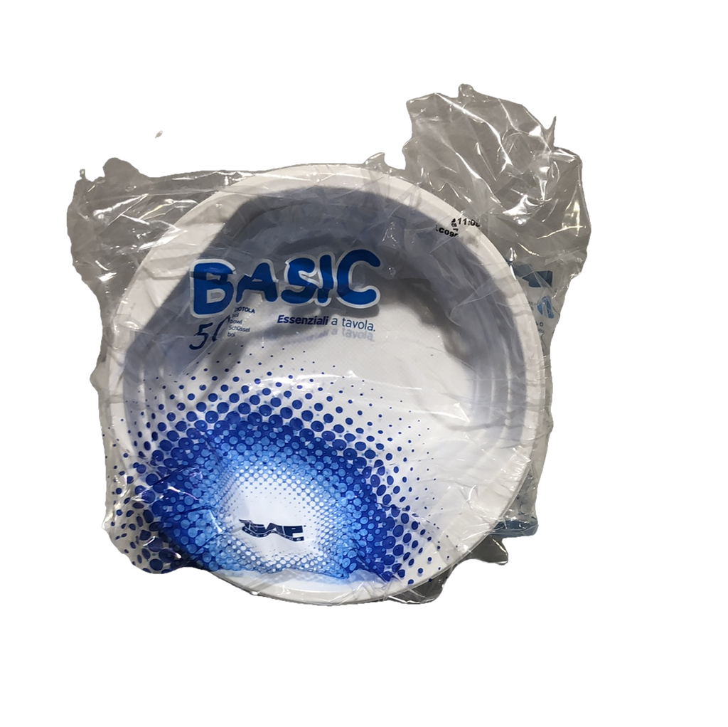 CIOTOLA PLASTICA BIANCA 500 ML 50 PZ