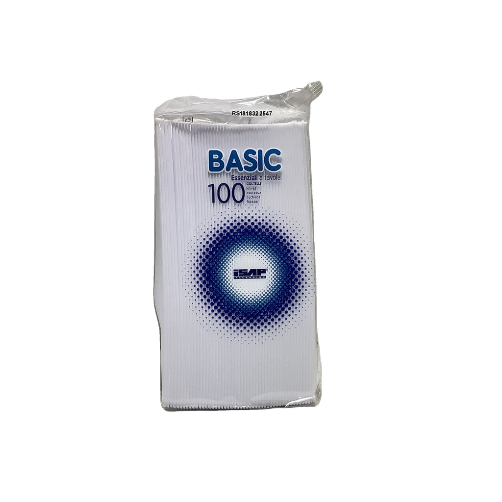 COLTELLI PLASTICA 100 PZ