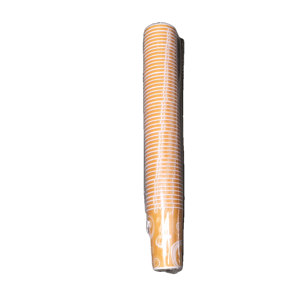 BICCHIERE CARTA ARANCIO 500ML 50PZ  D