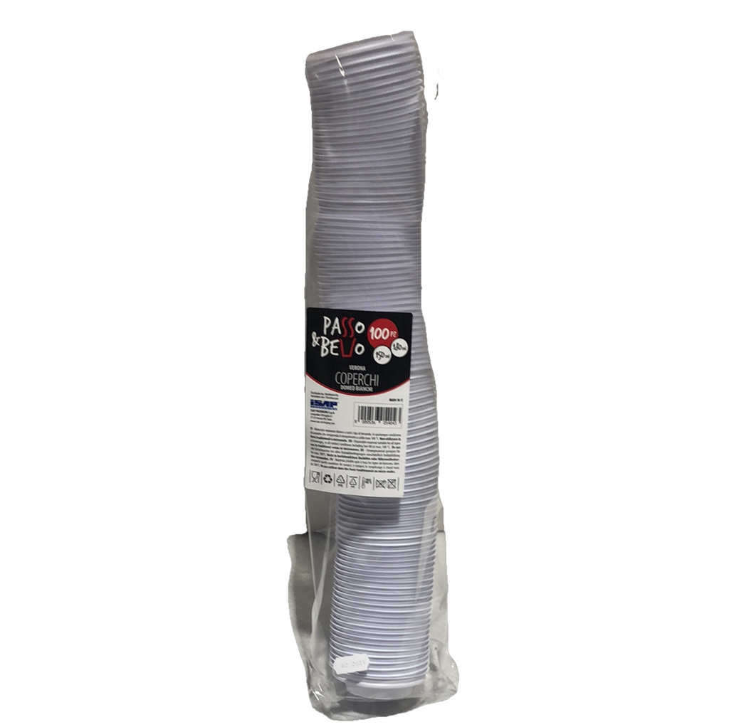 COPERCHIO BICCHIERE CARTA 180/200 100PZ